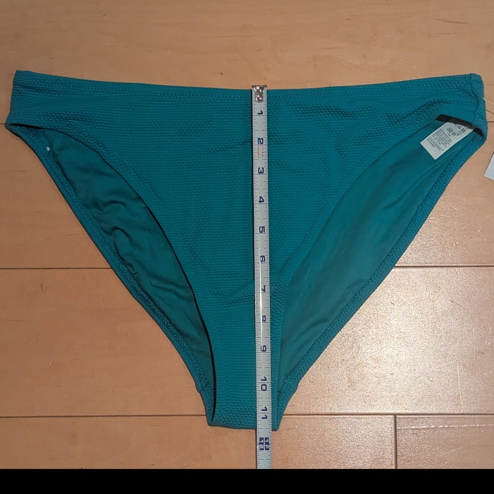 NWT Old Navy Textured Bikini Bottoms Blue Teal Size Large - Picture 11 of 15